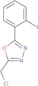 2-(Chloromethyl)-5-(2-iodophenyl)-1,3,4-oxadiazole