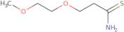 3-(2-Methoxyethoxy)propanethioamide