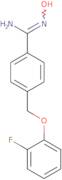 4-(2-Fluorophenoxymethyl)-N'-hydroxybenzene-1-carboximidamide