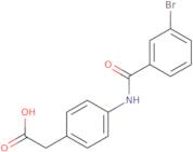 2-[4-(3-Bromobenzamido)phenyl]acetic acid