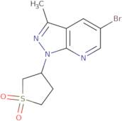 3-(5-bromo-3-methylpyrazolo[3,4-b]pyridin-1-yl)thiolane 1,1-dioxide