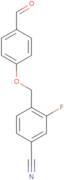 3-Fluoro-4-((4-formylphenoxy)methyl)benzonitrile