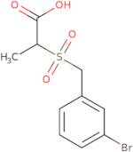 2-[(3-Bromophenyl)methanesulfonyl]propanoic acid