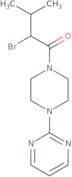 2-Bromo-3-methyl-1-[4-(pyrimidin-2-yl)piperazin-1-yl]butan-1-one