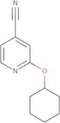 2-(Cyclohexyloxy)isonicotinonitrile