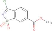 Methyl 3-chloro-1,1-dioxo-1,2-benzothiazole-6-carboxylate