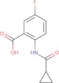 2-[(Cyclopropylcarbonyl)amino]-5-fluorobenzoic acid