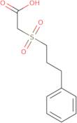 2-(3-Phenylpropanesulfonyl)acetic acid