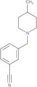 3-[(4-Methylpiperidin-1-yl)methyl]benzonitrile