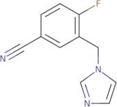 4-Fluoro-3-(1H-imidazol-1-ylmethyl)benzonitrile