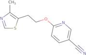 6-[2-(4-Methyl-1,3-thiazol-5-yl)ethoxy]-nicotinonitrile
