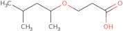 3-[(4-Methylpentan-2-yl)oxy]propanoic acid