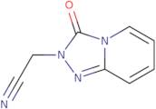 2-{3-Oxo-2H,3H-[1,2,4]triazolo[4,3-a]pyridin-2-yl}acetonitrile
