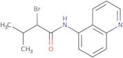 2-Bromo-3-methyl-N-(quinolin-5-yl)butanamide