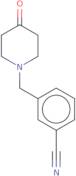 3-[(4-Oxopiperidin-1-yl)methyl]benzonitrile