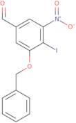 3-Benzyloxy-4-iodo-5-nitro-benzaldehyde