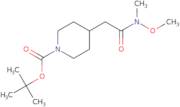 1-Boc-4-[(N-methoxy-N-methylcarbamoyl)methyl]piperidine