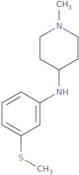 1-Methyl-N-[3-(methylsulfanyl)phenyl]piperidin-4-amine