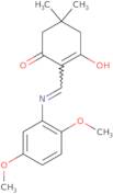 2-(((2,5-Dimethoxyphenyl)amino)methylene)-5,5-dimethylcyclohexane-1,3-dione