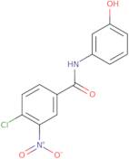 4-Chloro-N-(3-hydroxyphenyl)-3-nitrobenzamide