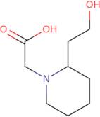 2-[2-(2-Hydroxyethyl)piperidin-1-yl]acetic acid