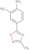 2-Methyl-4-(3-methyl-1,2,4-oxadiazol-5-yl)aniline