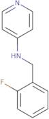 N-[(2-Fluorophenyl)methyl]pyridin-4-amine