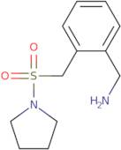 {2-[(Pyrrolidine-1-sulfonyl)methyl]phenyl}methanamine