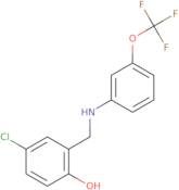 4-Chloro-2-({[3-(trifluoromethoxy)phenyl]amino}methyl)phenol