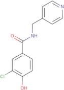 3-Chloro-4-hydroxy-N-(pyridin-4-ylmethyl)benzamide