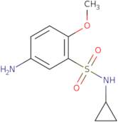 5-Amino-N-cyclopropyl-2-methoxybenzene-1-sulfonamide