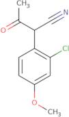 2-(2-Chloro-4-methoxyphenyl)-3-oxobutyronitrile