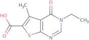 3-Ethyl-5-methyl-4-oxo-3,4-dihydro-thieno[2,3-d]-pyrimidine-6-carboxylic acid