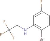 2-Bromo-5-fluoro-N-(2,2,2-trifluoroethyl)aniline