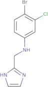 4-Bromo-3-chloro-N-(1H-imidazol-2-ylmethyl)aniline