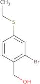 [2-Bromo-4-(ethylsulfanyl)phenyl]methanol
