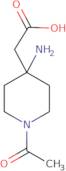 2-(1-Acetyl-4-aminopiperidin-4-yl)acetic acid