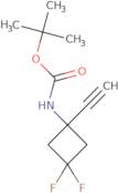 tert-Butyl N-(1-ethynyl-3,3-difluoro-cyclobutyl)carbamate