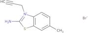 2-Amino-6-methyl-3-(prop-2-yn-1-yl)benzo[D]thiazol-3-ium bromide