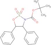 (4S,5R)-4,5-Diphenyl-1,2,3-oxathiazolidine-2,2-dioxide-3-carboxylic acid t-butyl ester