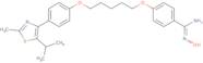 N-Hydroxy-4-{5-[4-(5-isopropyl-2-methyl-1,3-thiazol-4-yl)phenoxy]pentoxy}benzamidine