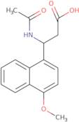 3-(Acetylamino)-3-(4-methoxy-1-naphthyl)-propanoic acid