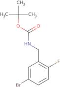 tert-Butyl N-[(5-bromo-2-fluorophenyl)methyl]carbamate