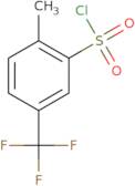 2-Methyl-5-(trifluoromethyl)benzene-1-sulfonyl chloride