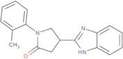 4-(1H-Benzimidazol-2-yl)-1-(2-methylphenyl)pyrrolidin-2-one