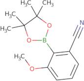 3-Methoxy-2-(tetramethyl-1,3,2-dioxaborolan-2-yl)benzonitrile