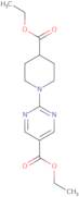 Ethyl 2-[4-(ethoxycarbonyl)piperidin-1-yl]pyrimidine-5-carboxylate