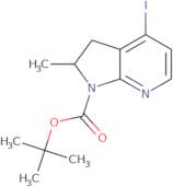 (2S)-4-Iodo-2-methyl-2,3-dihydropyrrolo[2,3-b]pyridine, N-Boc protected