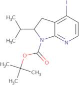 tert-Butyl (2S)-4-iodo-2-isopropyl-2,3-dihydropyrrolo[2,3-b]pyridine-1-carboxylate