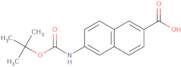 6-{[(tert-Butoxy)carbonyl]amino}naphthalene-2-carboxylic acid